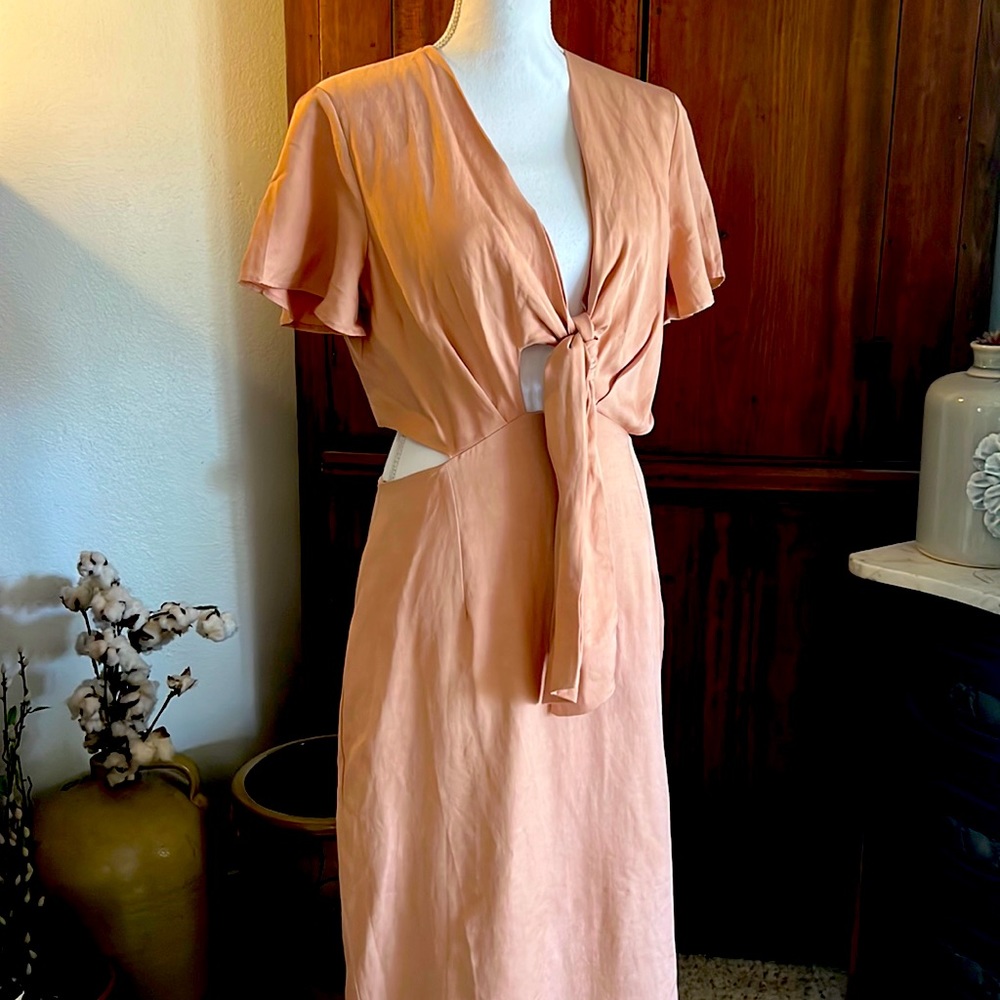 MIDI cut out dress NWT